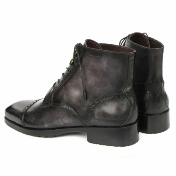 paul_parkman_cap_toe_boot_4.webp Store Paul Parkman Cap Toe Boots Gray / Black