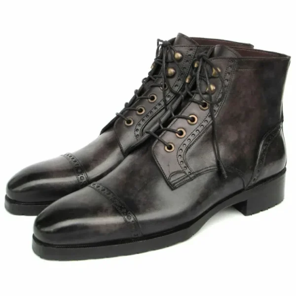 paul_parkman_cap_toe_boot_5.webp Store Paul Parkman Cap Toe Boots Gray / Black