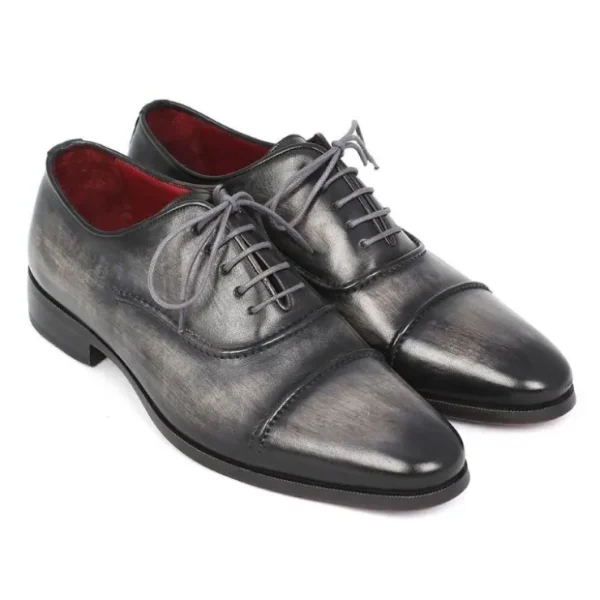paul_parkman_cap_toe_oxfo_0-3.webp Discount Paul Parkman Cap Toe Oxfords Black / Gray