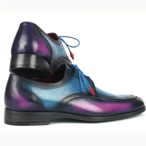 Outlet Paul Parkman Ghillie Lacing Dress Shoes Blue / Purple