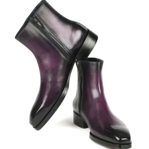 paul_parkman_goodyear_wel_1-10.webp New Paul Parkman Goodyear Welt Side Zipper Boots Purple