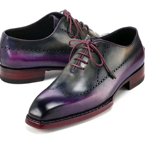 paul_parkman_goodyear_wel_1-11.webp Online Paul Parkman Goodyear Welted Wingtip Oxfords Purple & Grey Purple&Grey