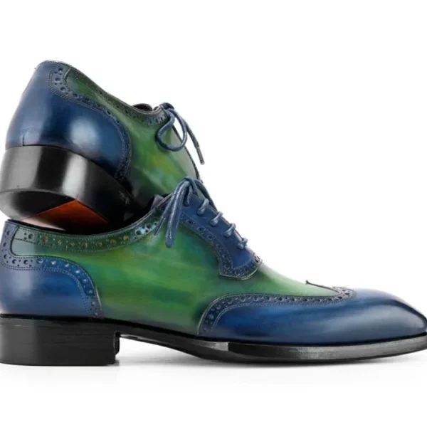 paul_parkman_goodyear_wel_1-12.webp New Paul Parkman Goodyear Welted Wingtip Oxford Blue & Green Blue&Green