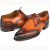 Hot Paul Parkman Goodyear Welt Wingtip Derby Shoes Olive / Tan Olive/Tan