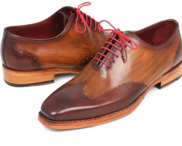 Fashion Paul Parkman Goodyear Welted Wingtip Shoes Brown / Camel
