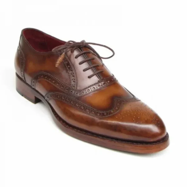 paul_parkman_goodyear_wel_1-4.webp Cheap Paul Parkman Goodyear Welted Wingtip Shoes Tobacco