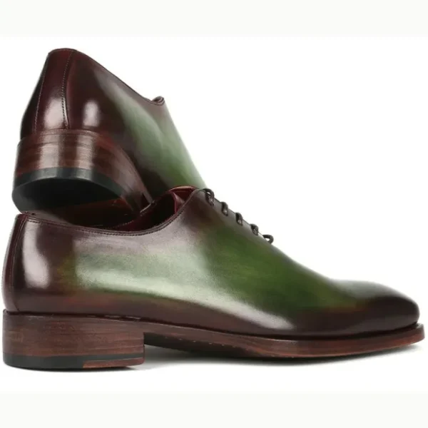 paul_parkman_goodyear_wel_2-2.webp Discount Paul Parkman Goodyear Welt Wholecut Oxfords Green / Bordeaux