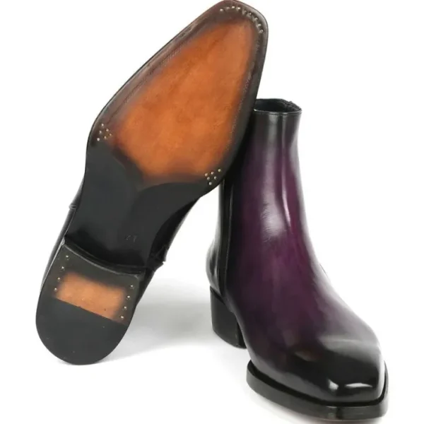 paul_parkman_goodyear_wel_2-7.webp New Paul Parkman Goodyear Welt Side Zipper Boots Purple