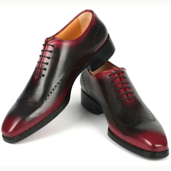 paul_parkman_goodyear_wel_4-6.webp Cheap Paul Parkman Goodyear Welt Oxford Shoes Red / Black