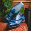 Online Paul Parkman Leather Captoe Oxfords Blue & Turquoise Blue/Turquoise