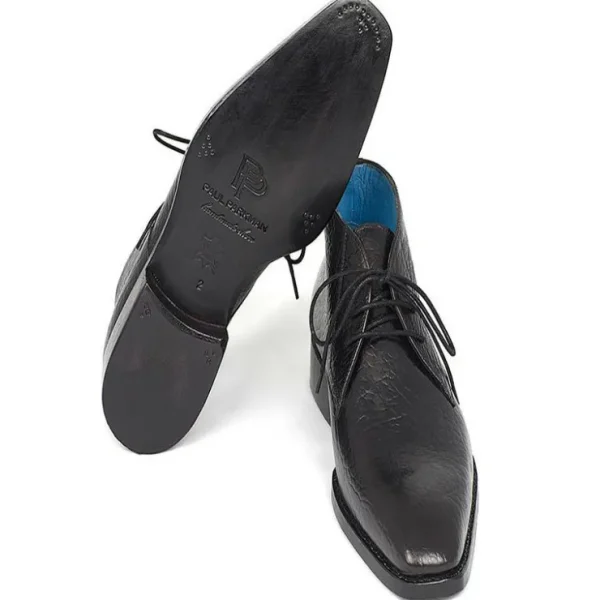 Online Paul Parkman Leather Chukka Boots Black