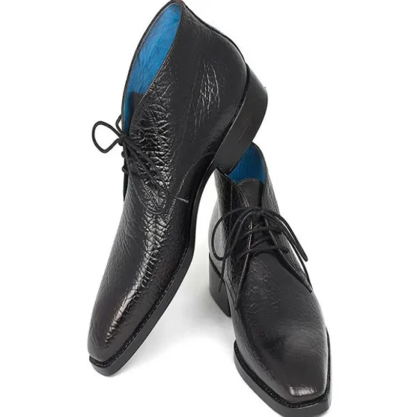 Online Paul Parkman Leather Chukka Boots Black