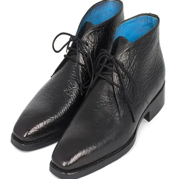 Online Paul Parkman Leather Chukka Boots Black