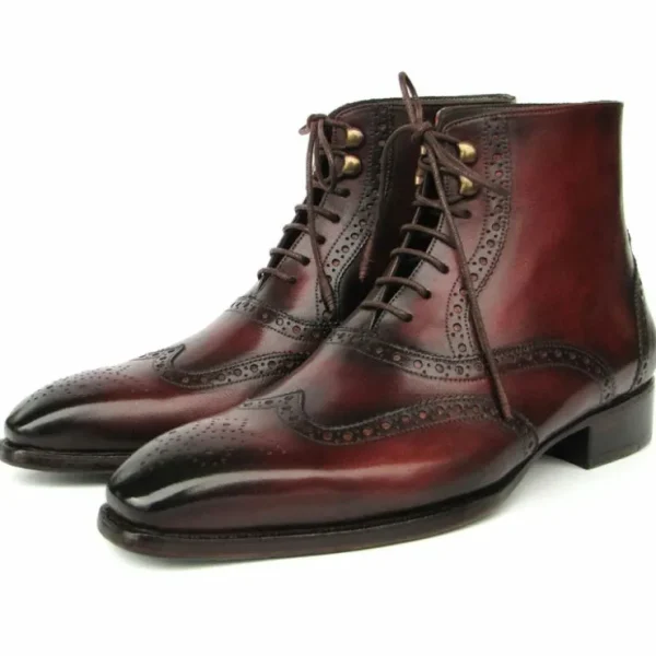 paul_parkman_leather_good_4.webp Cheap Paul Parkman Leather Goodyear Welted Wingtip Boots Bordeaux