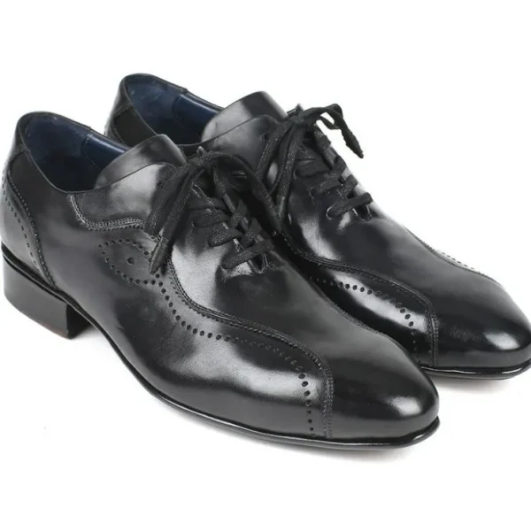 paul_parkman_leather_lace_0.webp Discount Paul Parkman Leather Lace Up Shoes Black