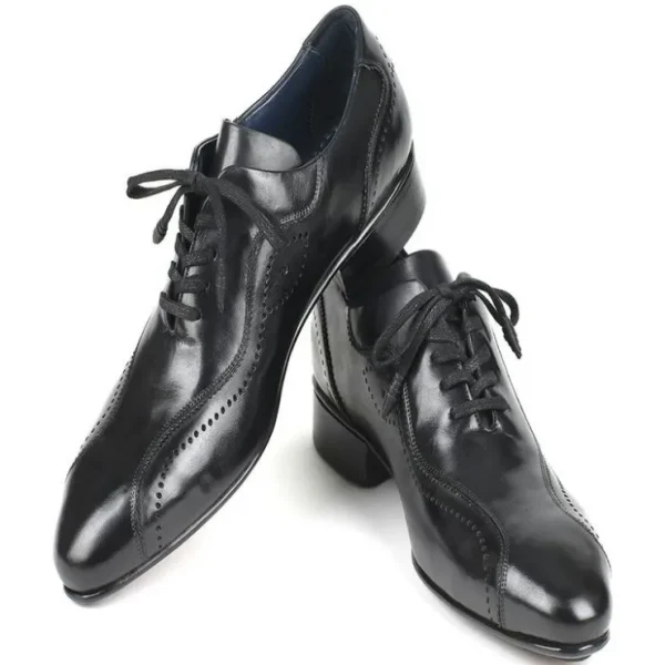 paul_parkman_leather_lace_3.webp Discount Paul Parkman Leather Lace Up Shoes Black