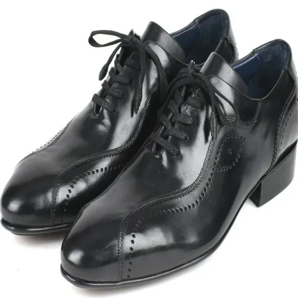 paul_parkman_leather_lace_5.webp Discount Paul Parkman Leather Lace Up Shoes Black