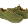 Outlet Paul Parkman Men's Nubuck Sneakers Green