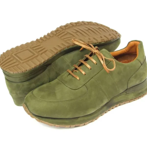 paul_parkman_mens_nubuck__2.webp Outlet Paul Parkman Men's Nubuck Sneakers Green