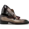 Discount Paul Parkman Men's Split Toe Tassel Loafers Patina Leather Brown