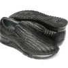 Discount Paul Parkman Men's Woven Leather Slip-On Sneakers Black