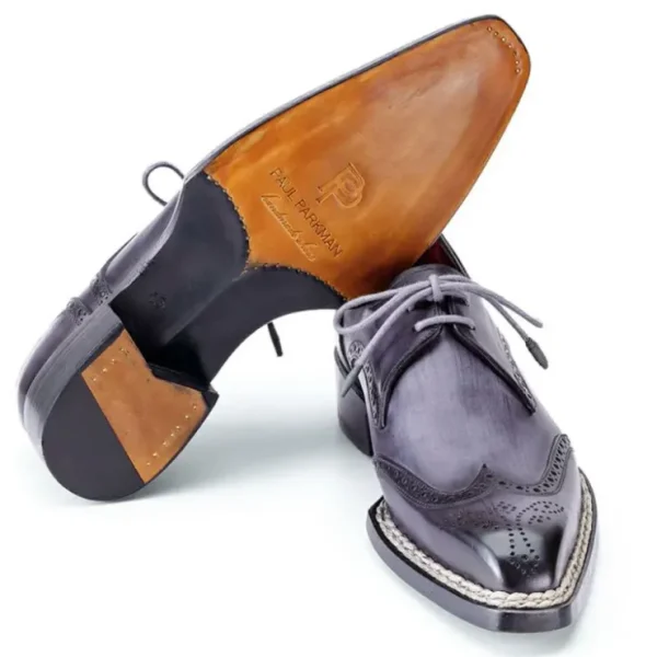 paul_parkman_norwegian_we_2-2.webp New Paul Parkman Norwegian Welted Wingtip Dress Shoes Grey