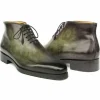 Hot Paul Parkman Patina Ankle Boots Green