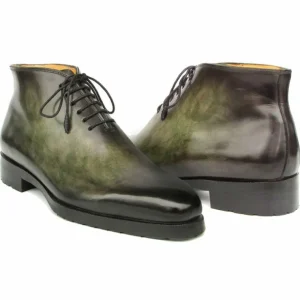 Hot Paul Parkman Patina Ankle Boots Green