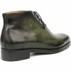 Discount Paul Parkman Patina Ankle Boots Green