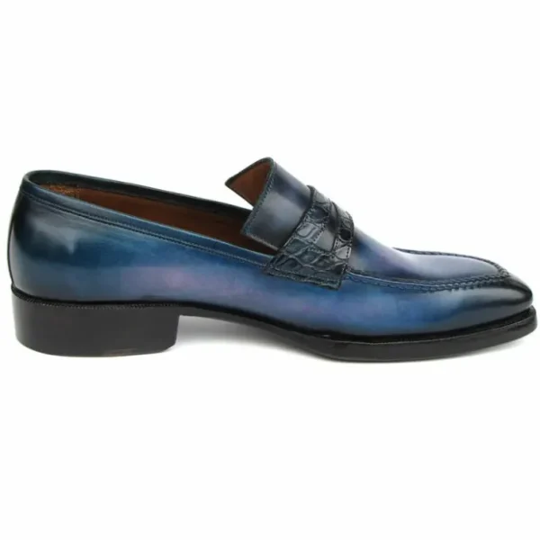 paul_parkman_patina_loafe_1.webp Discount Paul Parkman Patina Loafers Blue