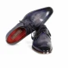 Store Paul Parkman Plain Toe Derby Shoes Blue / Navy