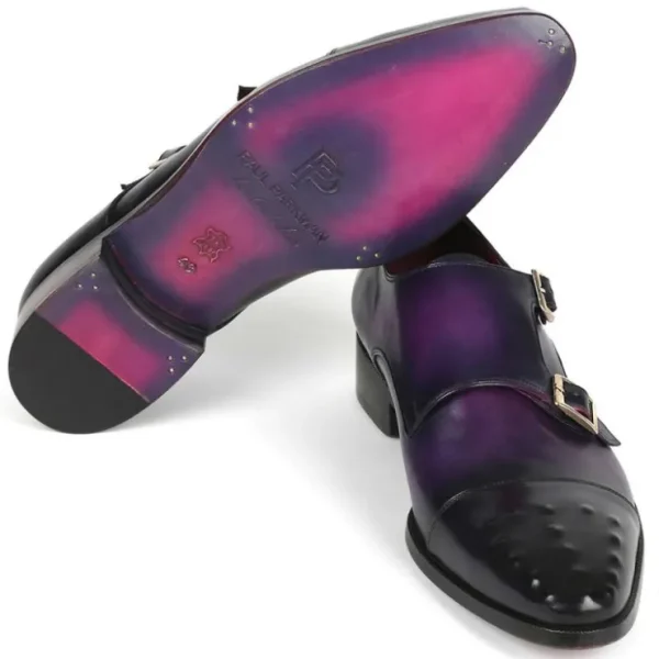 paul_parkman_studded_cap__1-1.webp Flash Sale Paul Parkman Studded Cap Toe Monkstraps Shoes Purple
