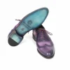 Outlet Paul Parkman Wingtip Oxfords Purple / Navy