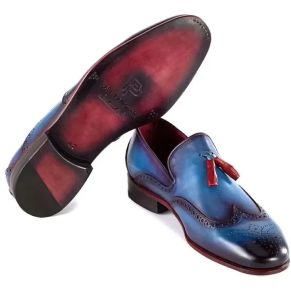 paul_parkman_wingtip_tass_2-2.webp Flash Sale Paul Parkman Wingtip Tassel Loafers Blue