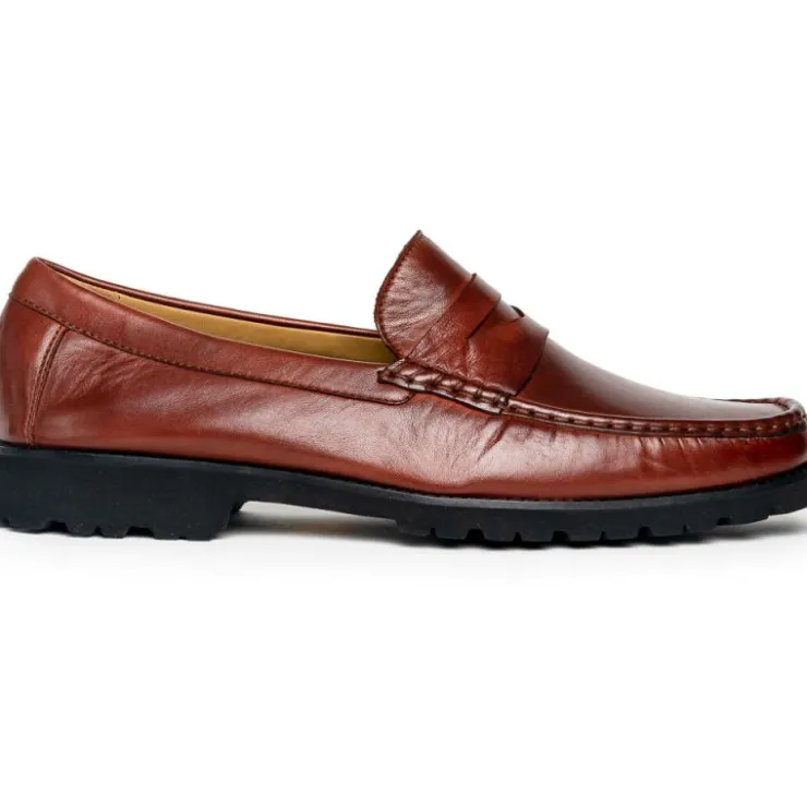 Outlet Robert Zur Dillon Penny Loafers Luggage