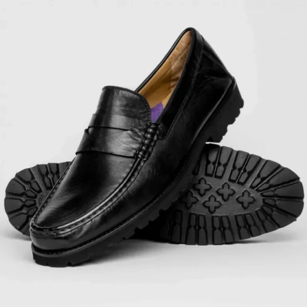 robert_zur_dillon_penny_l_1.webp Flash Sale Robert Zur Dillon Penny Loafers Black Luggage