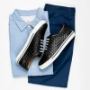 New Robert Zur Jesse Tie Sneaker Black