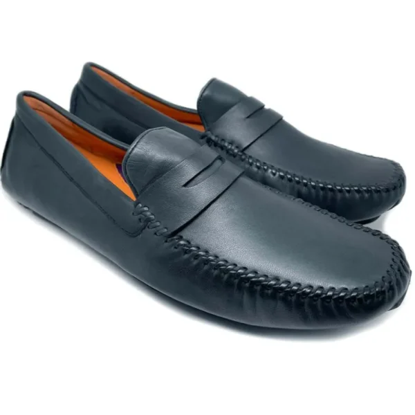 Hot Robert Zur Sven Driving Shoes Navy