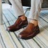 Online Samuel Hubbard Olema Featherlight Leather Loafer Antique Brown AntiqueBrown
