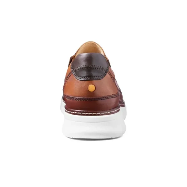 Clearance Samuel Hubbard Rafael Hyrbrid Leather Slip-On Tan