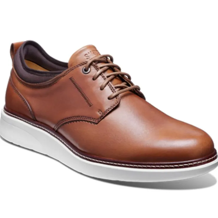 New Samuel Hubbard Rafael Lace-Up Nubuck Sneakers Tan