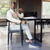 Best Samuel Hubbard Rafael Lace-Up Nubuck Sneakers Navy