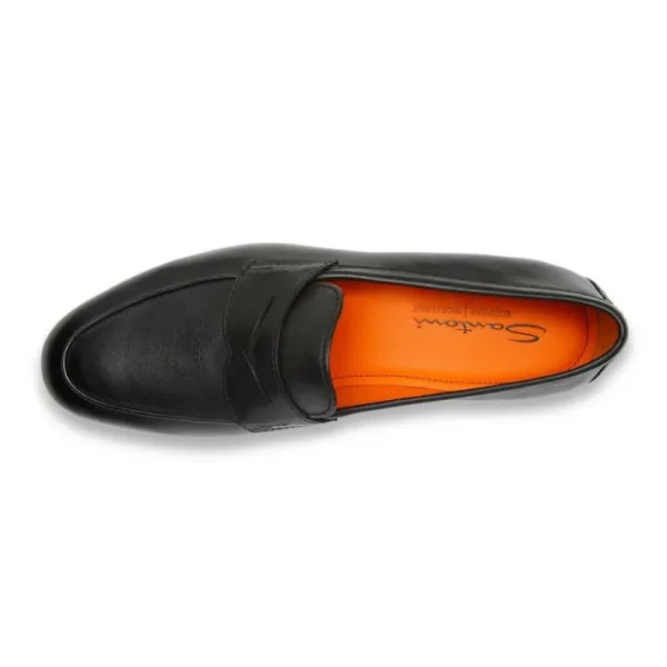 santoni_carlospmemn_calfs_3.webp Online Santoni CARLOS-P4-MEMN01 Calfskin Penny Loafer Black