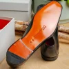 New Santoni Fox 1 Penny Loafers Black