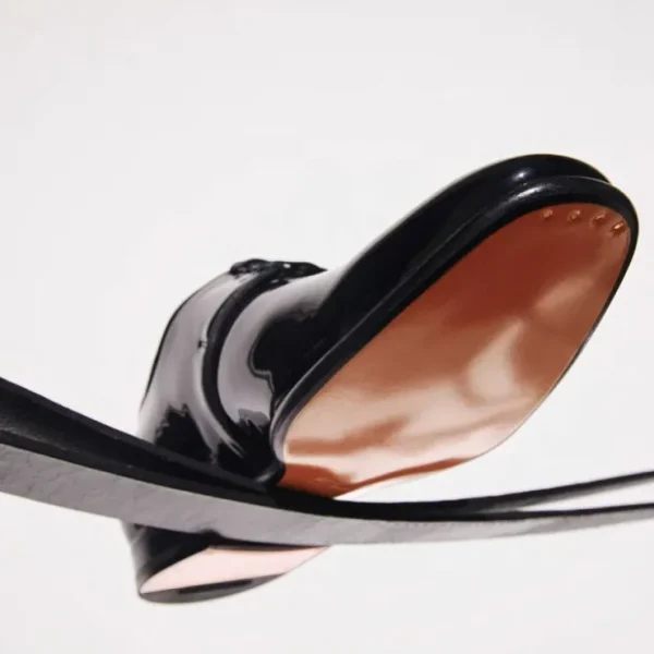 Flash Sale Santoni Isogram VERN01 Patent Derby Black