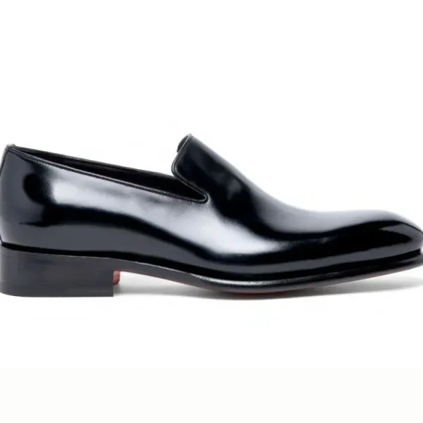 santoni_paloma_avvdn_loaf_0.webp Flash Sale Santoni Paloma A-VVDN01 Loafers Black