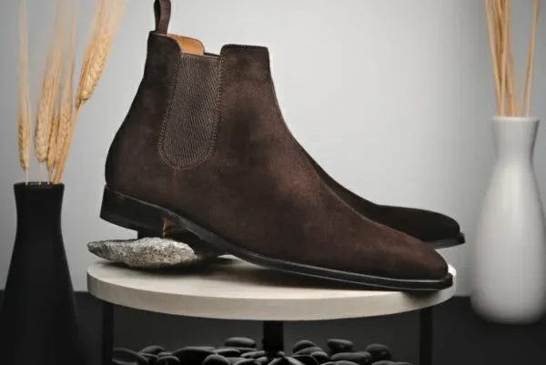 stemar_ancona_suede_chels_4.webp Store Stemar Ancona Suede Chelsea Boots Dark Brown DarkBrown