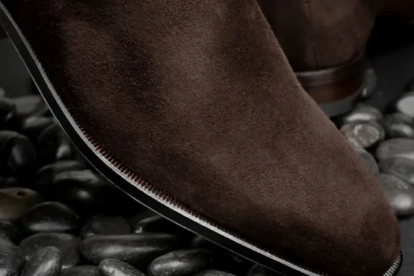 stemar_ancona_suede_chels_5.webp Store Stemar Ancona Suede Chelsea Boots Dark Brown DarkBrown