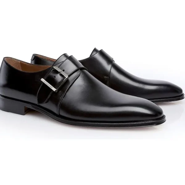 stemar_lucca_monk_strap_s_0.webp Online Stemar Lucca Monk Strap Shoes Black