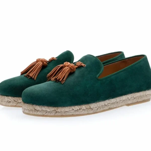 Sale Superglamourous Brent Softy Rope Espadrilles Green
